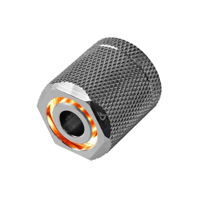 Nanoxia CoolForce LED-Armatur 16/13 Orange Nickel Außengewinde LED für Kühlrohre