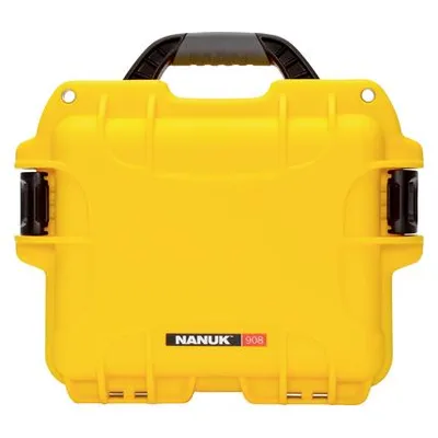 Nanuk Kunststoffkoffer 908 - mit Schaum Gelb