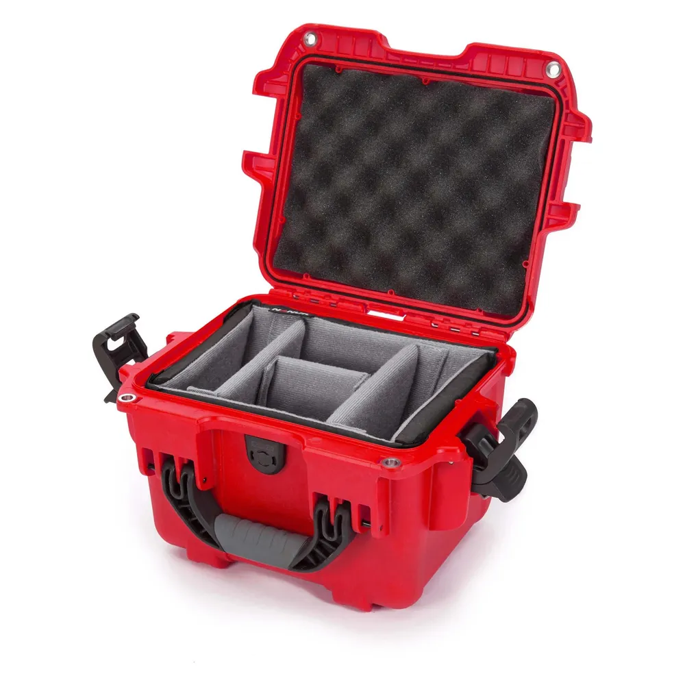 Nanuk Kunststoffkoffer 908 - mit Schaum Rot