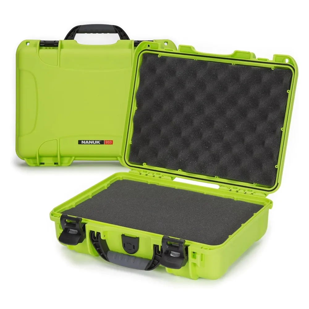 Nanuk Kunststoffkoffer 910 - mit Schaum Grün