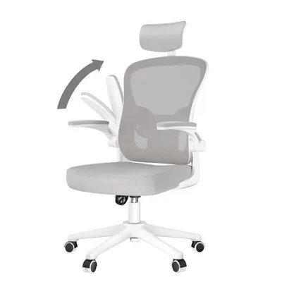 Buerostuhl Naspaluro Ergonomisch Grau Verstellbar