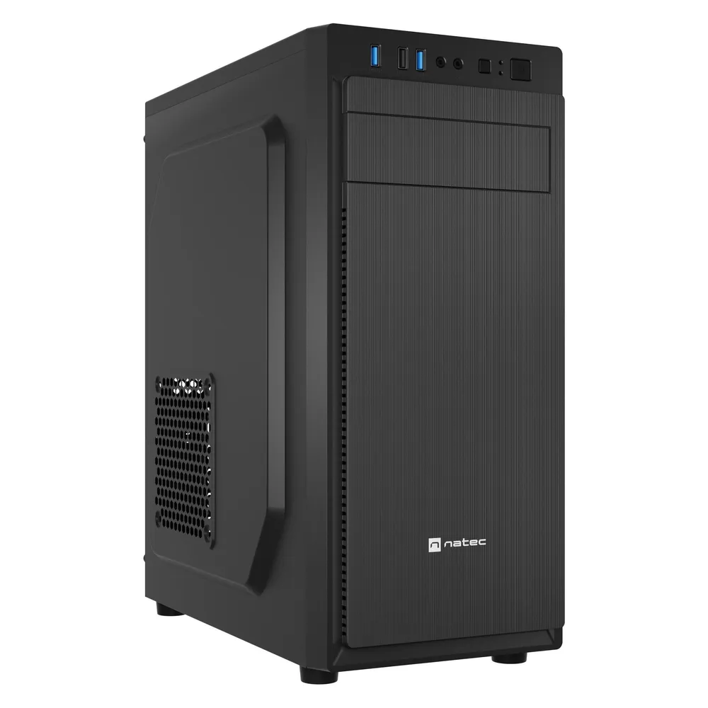PC Gehäuse Midi Tower Natec Aracanta Schwarz ATX Micro ATX Mini-ITX Metall ABS