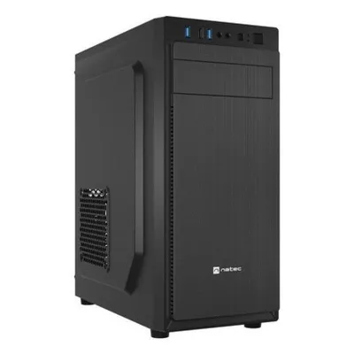 PC Gehäuse Midi Tower Natec Aracanta Schwarz ATX Micro ATX Mini-ITX Metall ABS