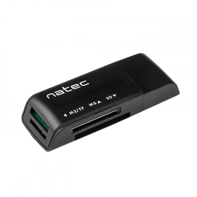 Natec ANT 3 USB 2.0 Kartenleser Schwarz