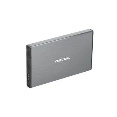 Festplattengehäuse 2.5" SATA III 6 Gbit/s USB MicroUSB Grau Rhino GO