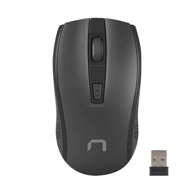 Natec Jay 2 kabellose optische Maus, 1600 DPI, Schwarz
