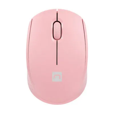 Maus NATEC STORK kabellos Bluetooth + USB 1600 DPI pink ambidexter