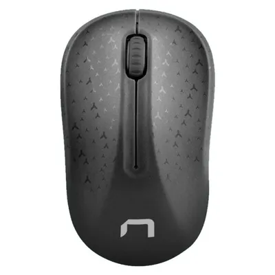 Natec Toucan Rechtshänder-Maus, kabellos, 1600 DPI, Schwarz