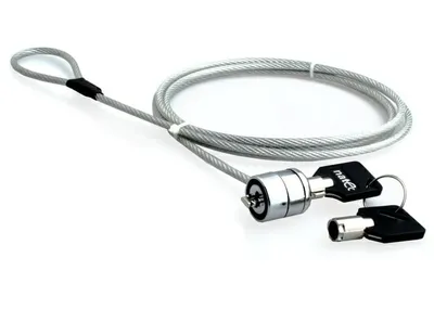 Natec NZL-0225 Sicherheitskabel mit Schlüssel für Laptops