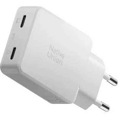 Cargador USB-C Native Union Pocket GaN 65W Power Delivery 3.0 Weiß