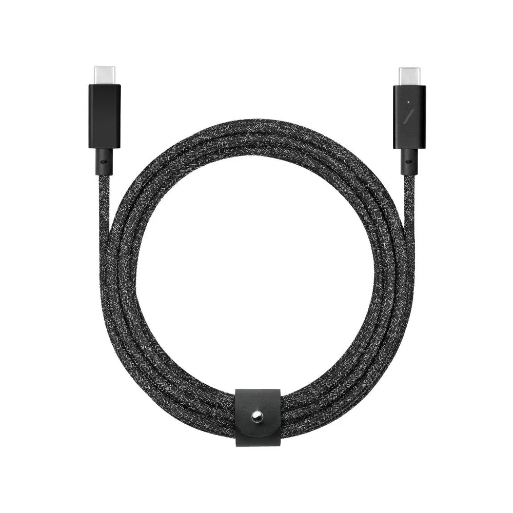 Native Union Belt Cable USB-C to USB-C Pro 2,4m - Schwarz
