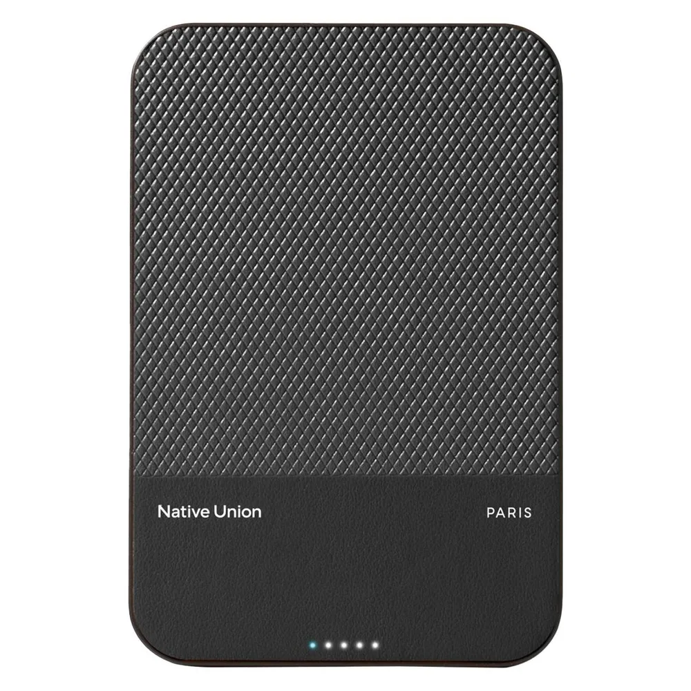 Native Union (Re)Classic Qi2 Magnetic Powerbank - 5000mAh  - Schwarz
