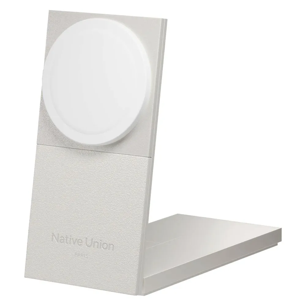 Native Union Rise 2-in-1 Qi2 Magnetic Wireless Charger - Sand