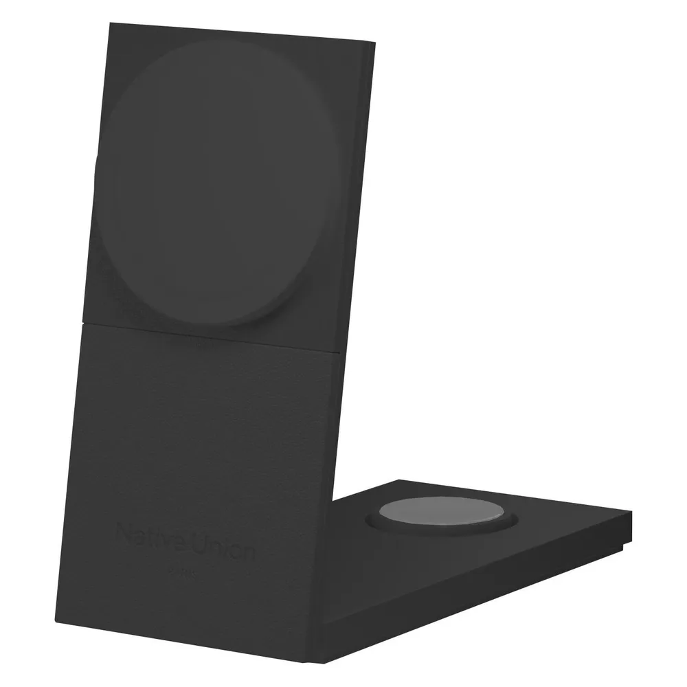 Native Union Rise 3-in-1 Qi2 Magn. Wireless Charger - Schwarz