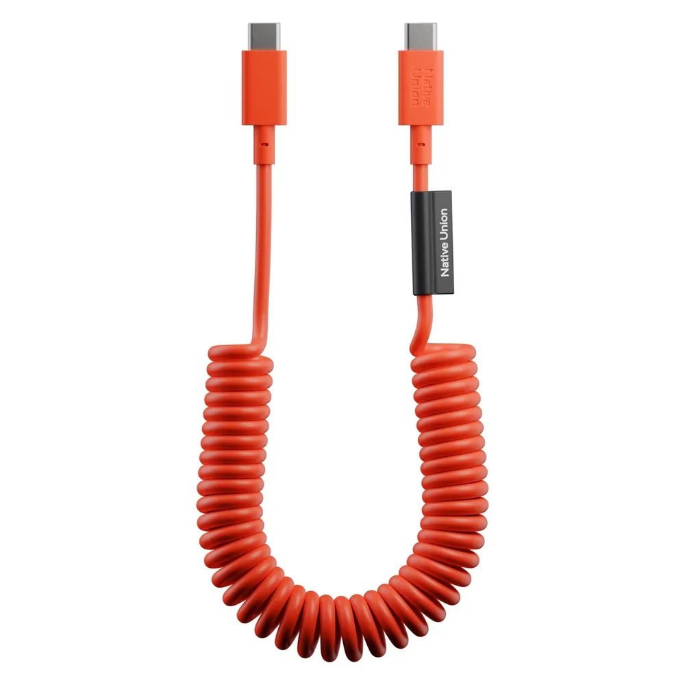 Native Union Pop USB-C auf USB-C Spiralkabel