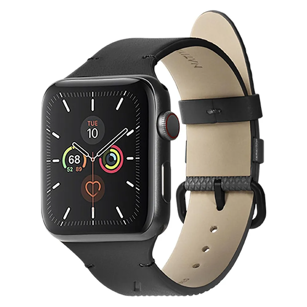 Native Union ReClassic Strap (42 mm, 44 mm, 45 mm, Edelstahl, Leder, Recyceltes Kunststoff, Recyceltes Polyester)
