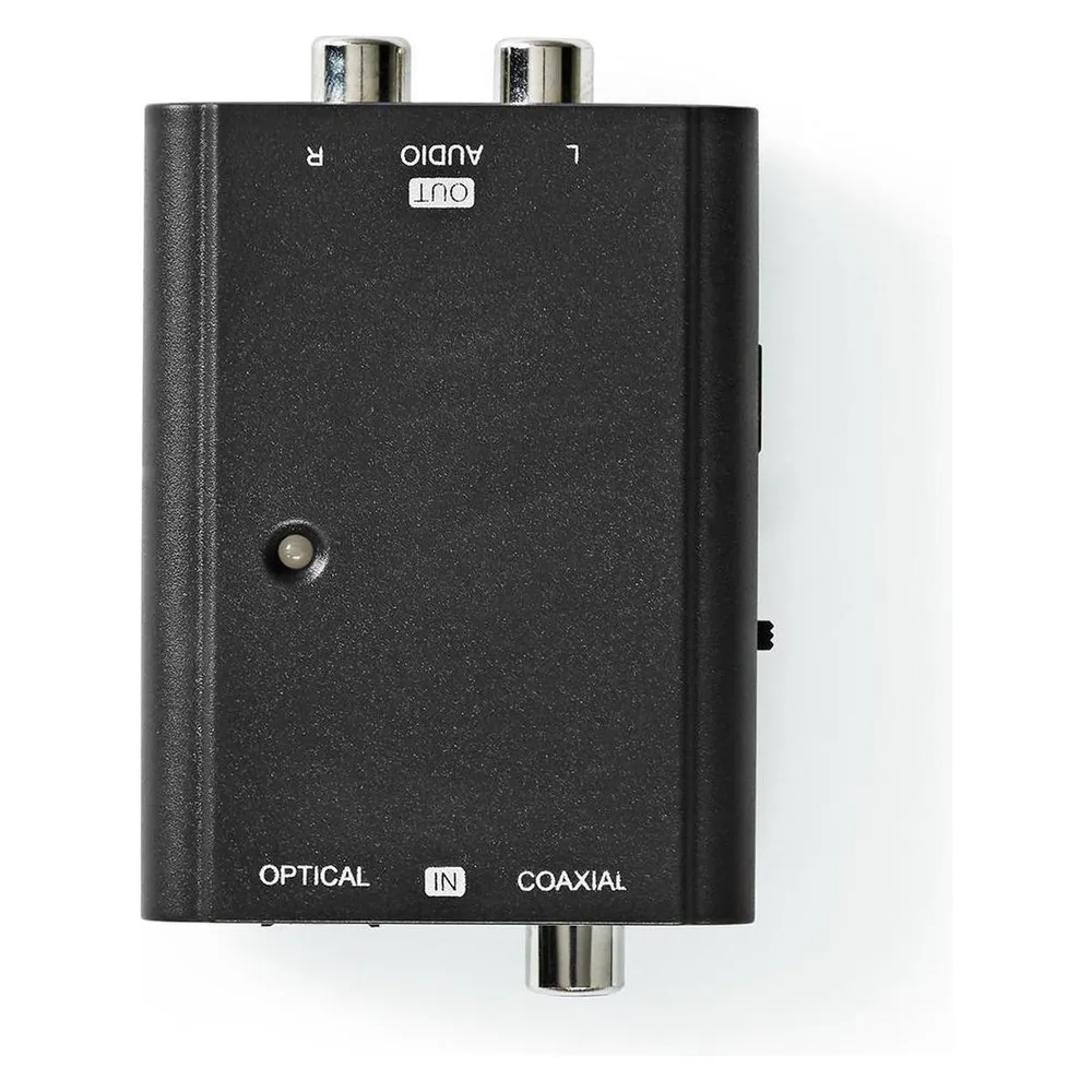 Audio-Konverter NEDIS ACON2509BK TosLink/SPDIF zu 2x RCA Stereo