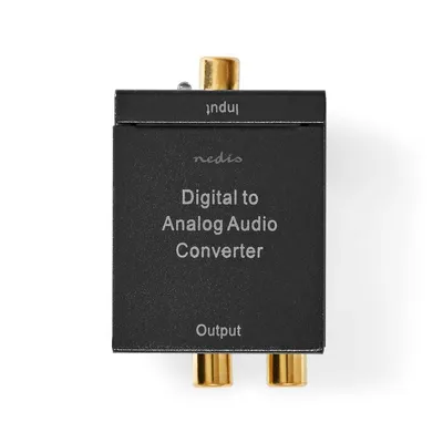 DAC Nedis ACON2510BK Digital-Analog-Konverter RCA TosLink 5 V 41x51x26 mm