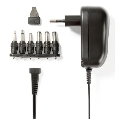 Stromadapter NEDIS ACPA001 12 W kompakt 3-12 V 6 Wechselstecker LED-Anzeige