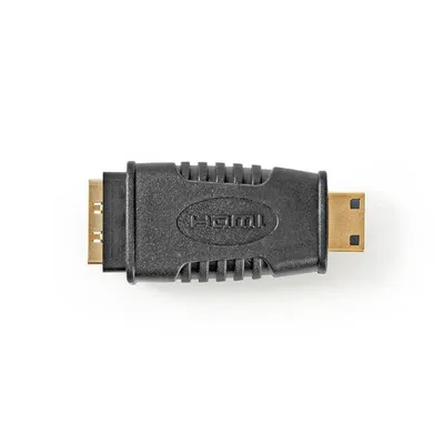 Adapter NEDIS CVGB34906BK HDMI auf Mini HDMI Goldbeschichtet Schwarz