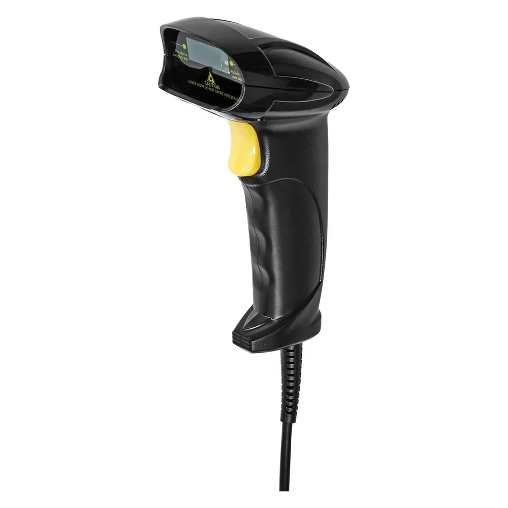 Barcodescanner NEDIS BSCN1D100BK Laser 1D Ergonomisch USB Schwarz
