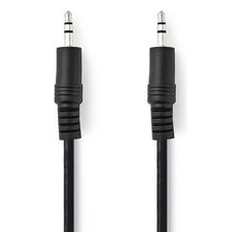 Nedis Stereo-Audiokabel 3.5 mm Stecker 3.5 mm Stecker Vernickelt 10.0 m Rund Schwarz B