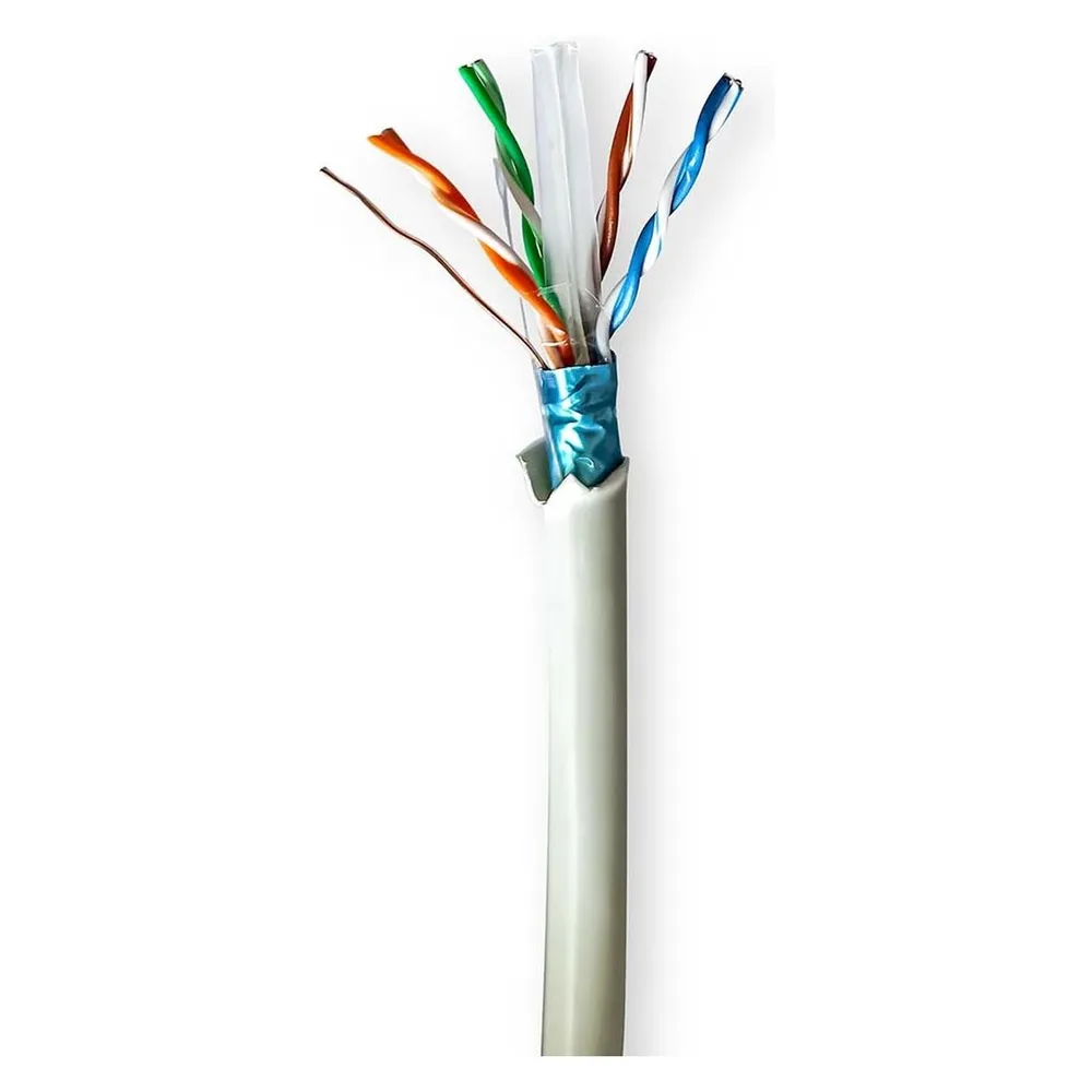 Nedis Netzwerk-Kabel Rollen CAT6 Litzenleitung F/UTP Reines Kupfer 100.0 m Innenbereich