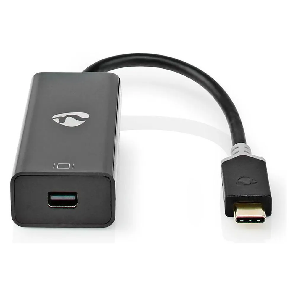 Adapter Nedis CCBW64452AT02 USB-C auf Mini DisplayPort 0,2 m Anthrazit