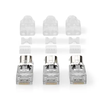 Netzwerkstecker NEDIS CCBW89390GY RJ-45 Cat7 grau Massepackung