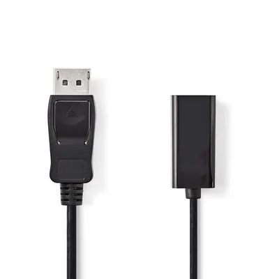 DisplayPort Adapter NEDIS CCGB37150BK02 0,2 m HDMI Typ A Schwarz