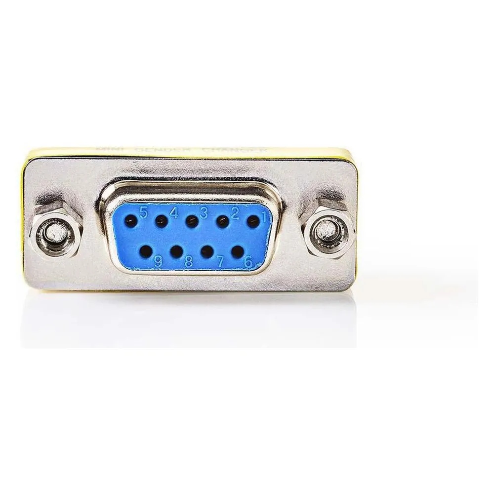 Nedis Serieller Adapter Adapter D-SUB 9-Pin-Buchse D-SUB 9-Pin-Buchse Vernickelt Metall