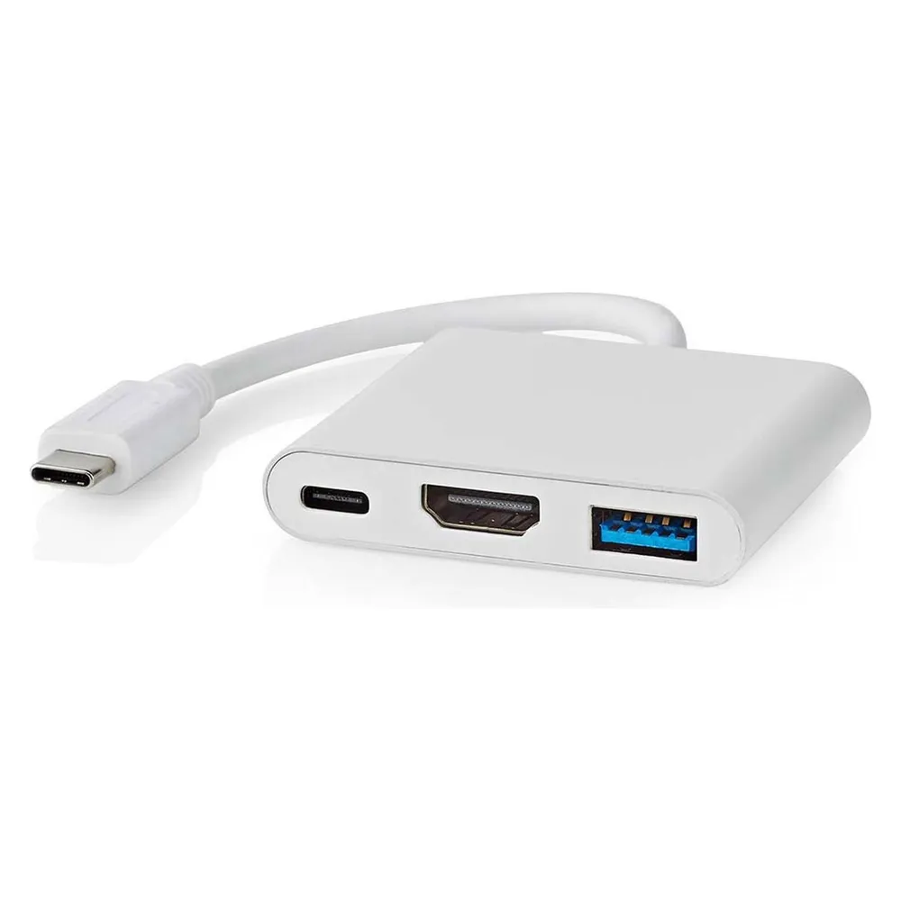 Dockingstation NEDIS CCGB64770WT01 USB-C HDMI USB-A USB-C 7