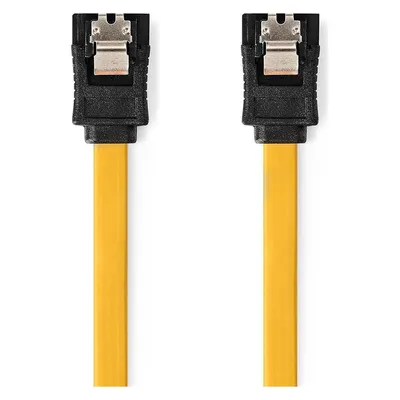 Nedis SATA Kabel 6 Gbps SATA 7-Pin-Buchse SATA 7-Pin-Buchse Vernickelt 0.50 m Flach PV