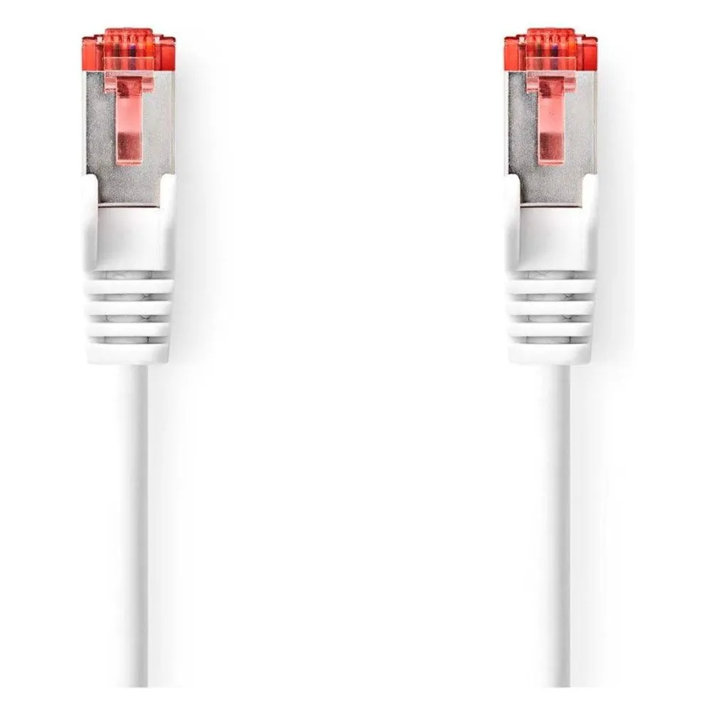 Nedis CAT6-Netzwerkkabel RJ45 Stecker RJ45 Stecker S/FTP 15.0 m Rund LSZH Weiss Box