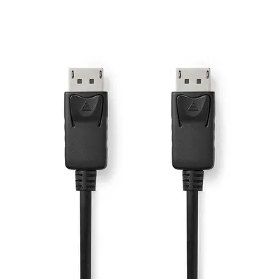 DisplayPort Kabel NEDIS CCGL37010BK20 2 m männlich-männlich Schwarz 4K 1.2