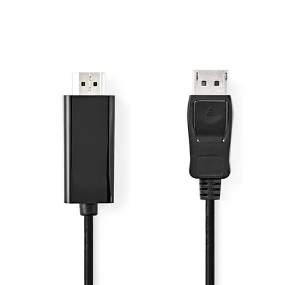Adapterkabel NEDIS CCGL37100BK10 DisplayPort HDMI 1 m Schwarz beidseitig Stecker