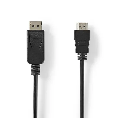 Adapterkabel NEDIS CCGL37101BK20 DisplayPort auf HDMI 2 m Schwarz