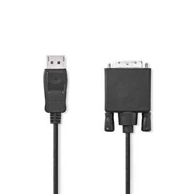 Adapterkabel Nedis CCGL37200BK20 2 m DisplayPort auf DVI-D Schwarz