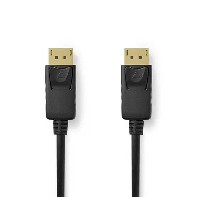 DisplayPort Kabel Nedis CCGL38010BK30 3 m 8K Schwarz Kupfer vergoldete Kontakte