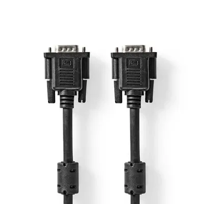 VGA Kabel NEDIS CCGL59000BK30 3 m Schwarz Stecker/Stecker