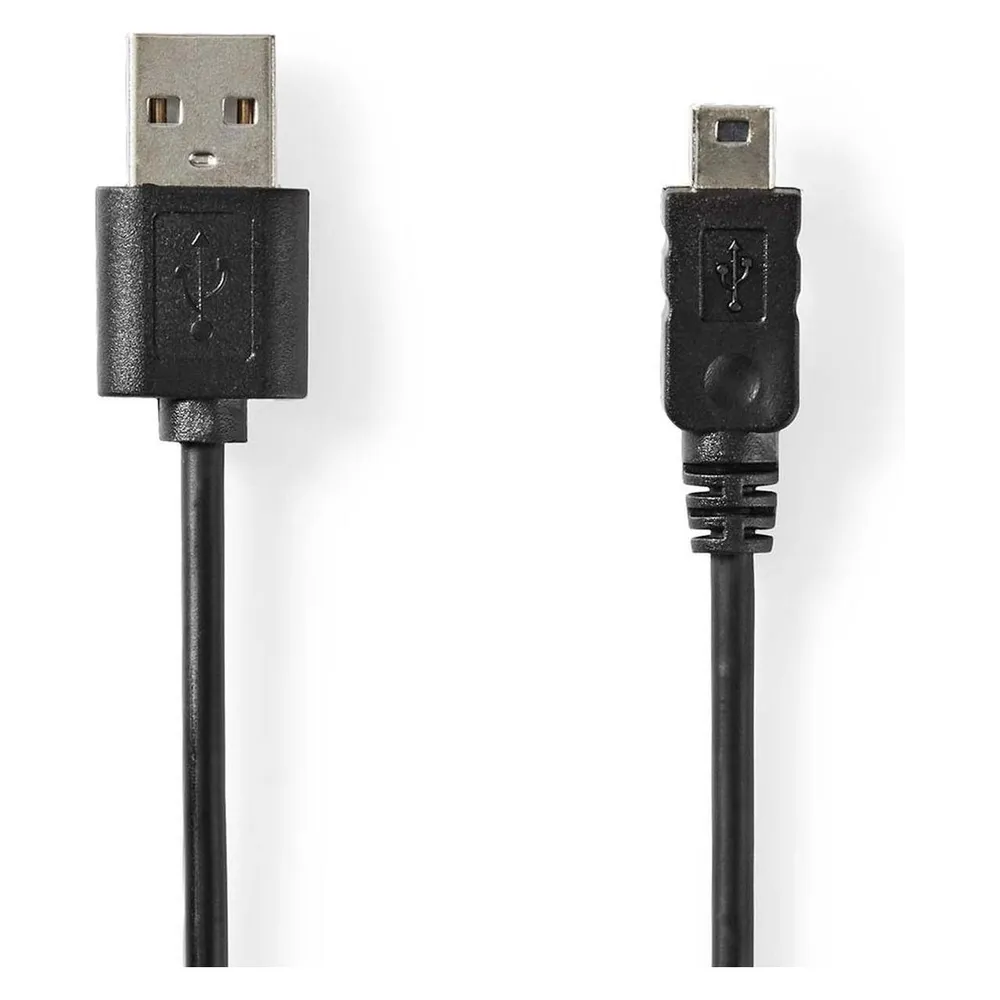 Nedis USB-Kabel USB 2.0 USB-A Stecker USB Micro B 5-Pin Female 480 Mbps Vernickelt 2.00