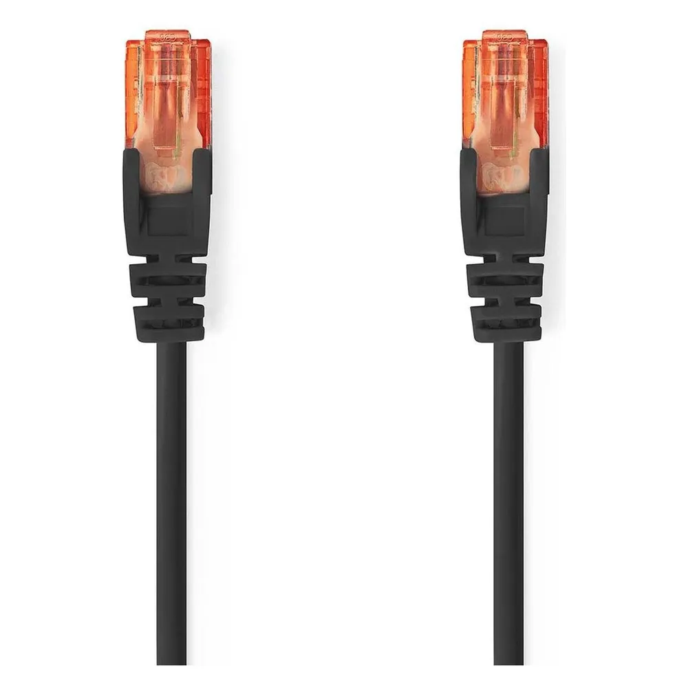 Nedis CAT6-Netzwerkkabel RJ45 Stecker RJ45 Stecker U/UTP 5.00 m Rund PVC Schwarz Lab