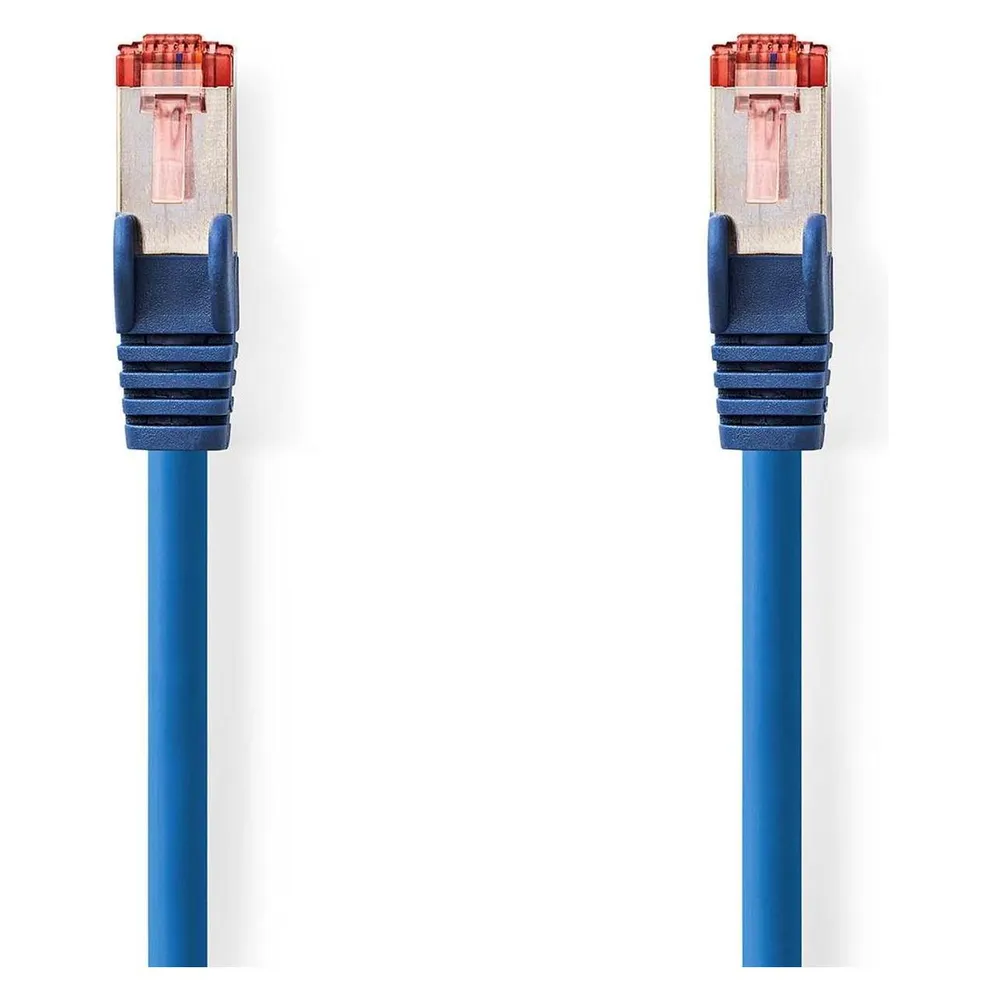 Netzwerkkabel Nedis CCGL85221BU10 Cat6 S/FTP 1 m Blau