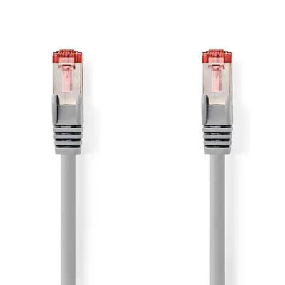 Netzwerkkabel Nedis CCGL85221GY10 Cat6 S/FTP 1 m Grau