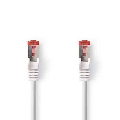Netzwerkkabel Nedis CCGL85221WT75 Cat6 S/FTP 7,5 m Rot Weiß