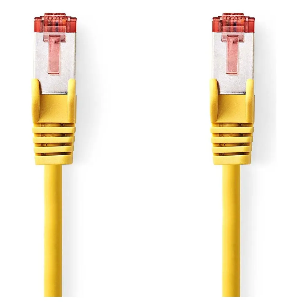 Netzwerkkabel Nedis CCGL85221YE10 Cat6 S/FTP 1 m Rot/Gelb