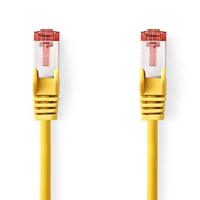 Netzwerkkabel Nedis CCGL85221YE10 Cat6 S/FTP 1 m Rot/Gelb