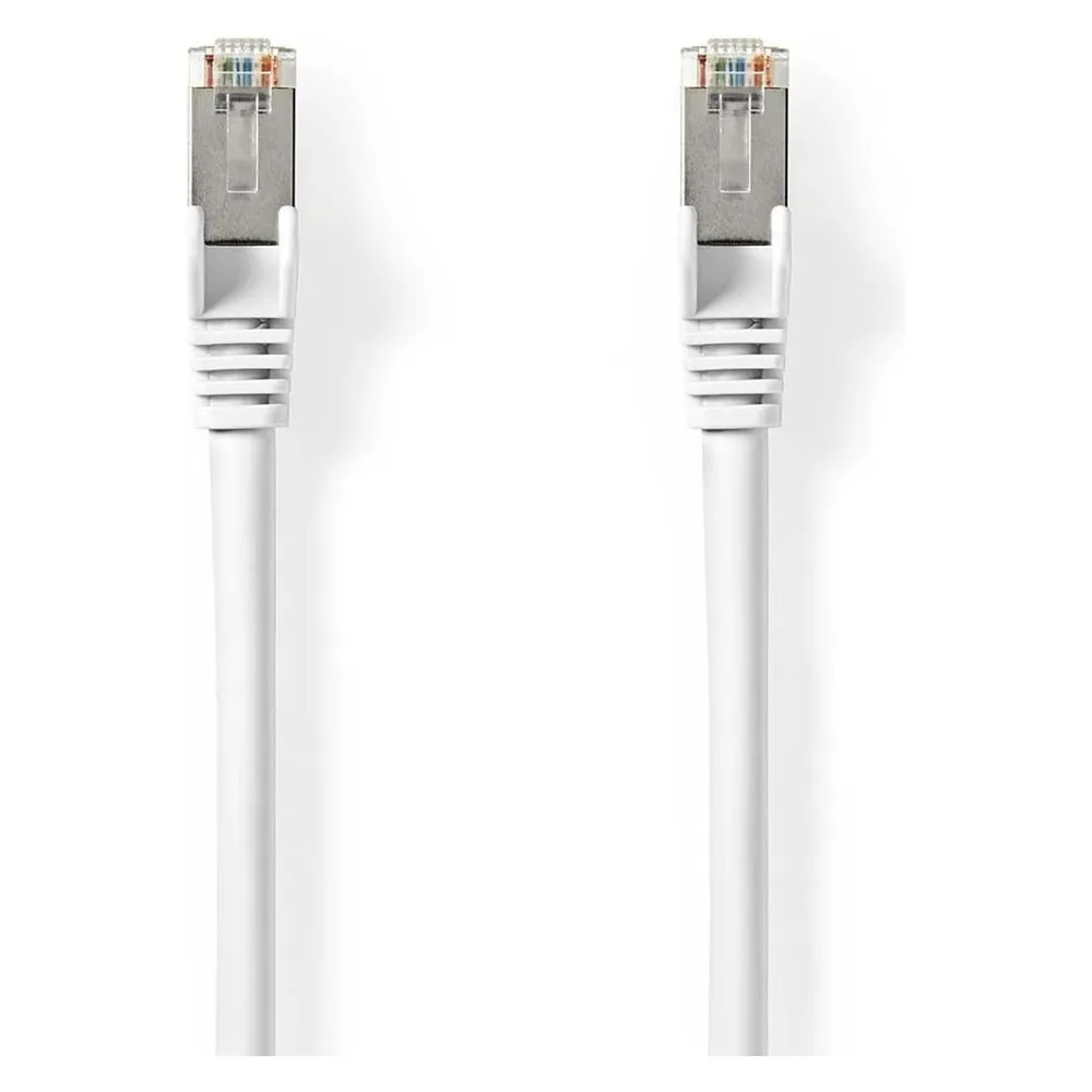Nedis Cat 8.1-Netzwerkkabel S/FTP RJ45 Stecker RJ45 Stecker 15.0 m Rund LSZH / PVC Wei