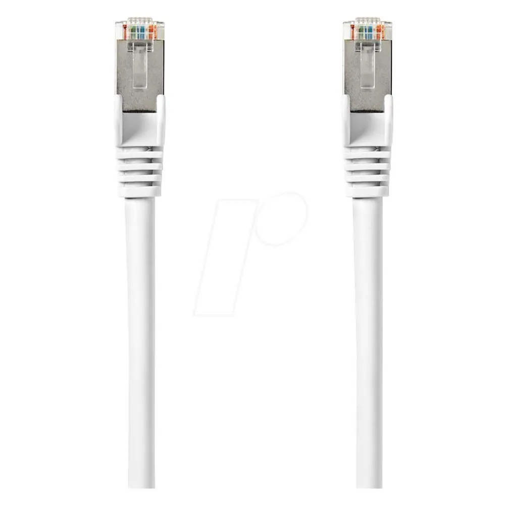 Nedis Cat 8.1-Netzwerkkabel S/FTP RJ45 Stecker RJ45 Stecker 5.00 m Rund LSZH Weiss L