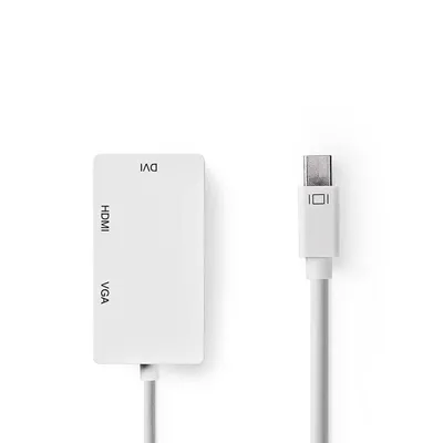 DisplayPort-Adapter NEDIS CCGP37465WT02 Mini DisplayPort zu VGA 0,2 m Weiß